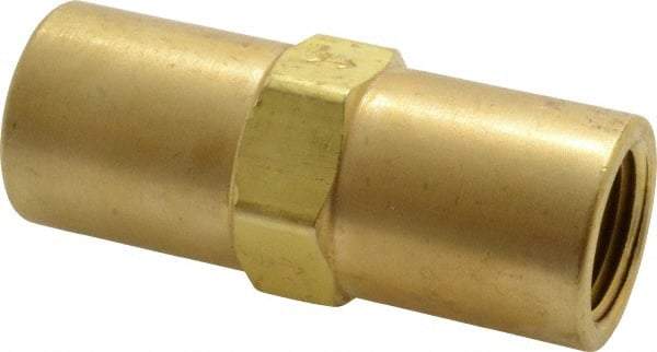 Specialty Mfr - 3/8" Brass Check Valve - Inline, FNPT x FNPT, 500 WOG - Industrial Tool & Supply