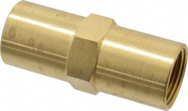 Specialty Mfr - 3/4" Brass Check Valve - Inline, FNPT x FNPT, 500 WOG - Industrial Tool & Supply