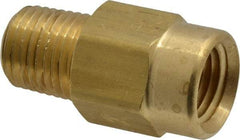 Specialty Mfr - 1/4" Brass Check Valve - Inline, FNPT x MNPT, 500 WOG - Industrial Tool & Supply