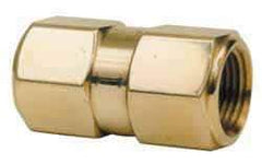 Specialty Mfr - 3/8" Brass Check Valve - Inline, FNPT x FNPT, 1,200 WOG - Industrial Tool & Supply