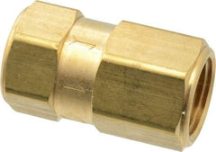 Specialty Mfr - 1/2" Brass Check Valve - Inline, FNPT x FNPT, 1,200 WOG - Industrial Tool & Supply