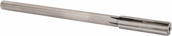 Made in USA - 0.541" Carbide-Tipped 6 Flute Chucking Reamer - Industrial Tool & Supply