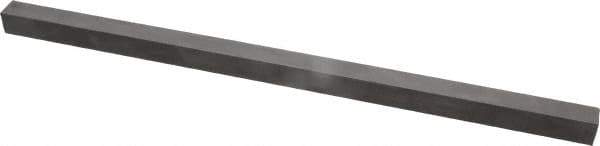 Made in USA - 1/2 Inch Thick x 1/2 Inch Wide x 12 Inch Long, Rectangular Carbide Blank - Rectangular - Industrial Tool & Supply
