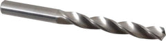 M.A. Ford - 11/32" 150° Solid Carbide Jobber Drill - Bright Finish, Right Hand Cut, Parabolic Flute, Straight Shank, 4" OAL, Standard Point - Industrial Tool & Supply