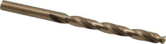Hertel - 17/64" 135° Cobalt Jobber Drill - Oxide/Gold Finish, Right Hand Cut, Spiral Flute, Straight Shank, 4-1/8" OAL, Split Point - Industrial Tool & Supply