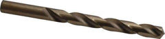 Hertel - 29/64" 135° Cobalt Jobber Drill - Oxide/Gold Finish, Right Hand Cut, Spiral Flute, Straight Shank, 5-5/8" OAL, Split Point - Industrial Tool & Supply