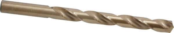 Hertel - Letter Z 135° Cobalt Jobber Drill - Oxide/Gold Finish, Right Hand Cut, Spiral Flute, Straight Shank, Split Point - Industrial Tool & Supply
