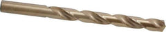 Hertel - Letter Z 135° Cobalt Jobber Drill - Oxide/Gold Finish, Right Hand Cut, Spiral Flute, Straight Shank, Split Point - Industrial Tool & Supply