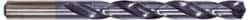 Hertel - 5.5mm 135° Cobalt Jobber Drill - TiAlN Finish, Right Hand Cut, Spiral Flute, Straight Shank, 3-47/64" OAL, Split Point - Industrial Tool & Supply