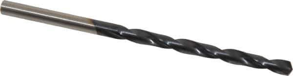 Hertel - 5/32" 135° Cobalt Jobber Drill - TiAlN Finish, Right Hand Cut, Spiral Flute, Straight Shank, 3-1/8" OAL, Split Point - Industrial Tool & Supply