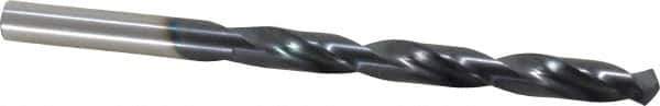 Hertel - 17/64" 135° Cobalt Jobber Drill - TiAlN Finish, Right Hand Cut, Spiral Flute, Straight Shank, 4-1/8" OAL, Split Point - Industrial Tool & Supply