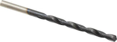 Hertel - #5 135° Cobalt Jobber Drill - TiAlN Finish, Right Hand Cut, Spiral Flute, Straight Shank, 3-3/4" OAL, Split Point - Industrial Tool & Supply