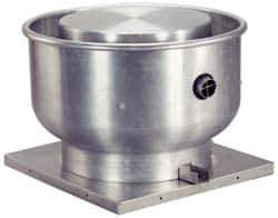 Fantech - 3,297 CFM, 115/230 Volt Direct Centrifugal Ventilator - 30" Rough Opening Length, 30" Rough Opening Width, 1,111 RPM, 3/4 Hp - Industrial Tool & Supply