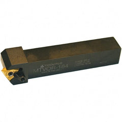 Tool-Flo - Right Hand Cut, 1-1/2" Shank Width x 1-1/2" Shank Height Indexable Threading Toolholder - 7" OAL, T.MA/C 66 Insert Compatibility, MTVO Toolholder - Industrial Tool & Supply