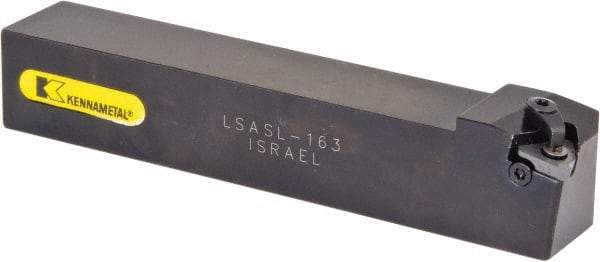 Kennametal - External Thread, Left Hand Cut, 1" Shank Width x 1" Shank Height Indexable Threading Toolholder - 6" OAL, LT 16EL Insert Compatibility, LSA Toolholder, Series LT Threading - Industrial Tool & Supply