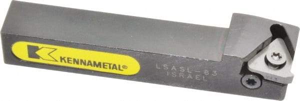 Kennametal - External Thread, Left Hand Cut, 1/2" Shank Width x 1/2" Shank Height Indexable Threading Toolholder - 3-1/4" OAL, LT 16EL Insert Compatibility, LSA Toolholder, Series LT Threading - Industrial Tool & Supply