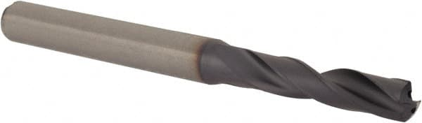 Kennametal - 5mm 140° Spiral Flute Solid Carbide Screw Machine Drill Bit - Industrial Tool & Supply