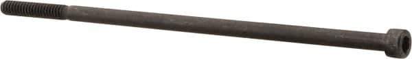 Value Collection - #10-24 UNC Hex Socket Drive, Socket Cap Screw - Alloy Steel, Black Oxide Finish, Partially Threaded, 5" Length Under Head - Industrial Tool & Supply
