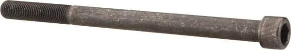 Value Collection - 3/8-24 UNF Hex Socket Drive, Socket Cap Screw - Alloy Steel, Black Oxide Finish, Partially Threaded, 5-1/2" Length Under Head - Industrial Tool & Supply