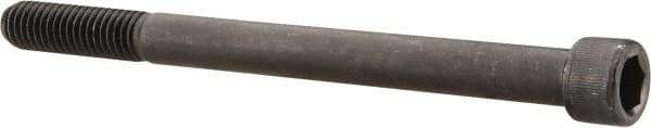 Value Collection - 7/16-14 UNC Hex Socket Drive, Socket Cap Screw - Alloy Steel, Black Oxide Finish, Partially Threaded, 5-1/2" Length Under Head - Industrial Tool & Supply