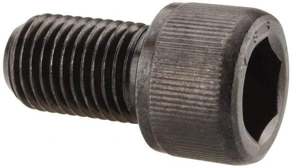 Value Collection - 7/16-20 UNF Hex Socket Drive, Socket Cap Screw - Alloy Steel, Black Oxide Finish, Fully Threaded, 3/4" Length Under Head - Industrial Tool & Supply