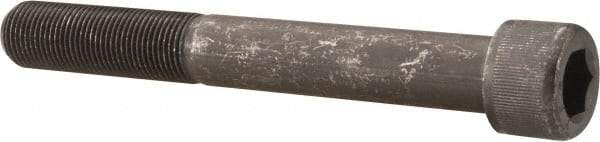 Value Collection - 5/8-18 UNF Hex Socket Drive, Socket Cap Screw - Alloy Steel, Black Oxide Finish, Partially Threaded, 5" Length Under Head - Industrial Tool & Supply