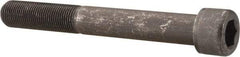 Value Collection - 5/8-18 UNF Hex Socket Drive, Socket Cap Screw - Alloy Steel, Black Oxide Finish, Partially Threaded, 5" Length Under Head - Industrial Tool & Supply