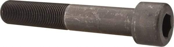 Value Collection - 1-12 UNF Hex Socket Drive, Socket Cap Screw - Alloy Steel, Black Oxide Finish, Partially Threaded, 6" Length Under Head - Industrial Tool & Supply