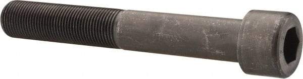 Value Collection - 1-12 UNF Hex Socket Drive, Socket Cap Screw - Alloy Steel, Black Oxide Finish, Partially Threaded, 7" Length Under Head - Industrial Tool & Supply