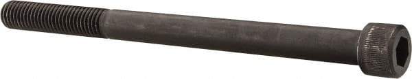 Value Collection - 9/16-12 UNC Hex Socket Drive, Socket Cap Screw - Alloy Steel, Black Oxide Finish, Partially Threaded, 7-1/2" Length Under Head - Industrial Tool & Supply