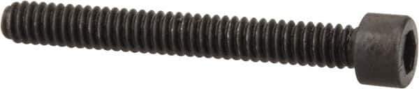 Value Collection - #1-64 UNC Hex Socket Drive, Socket Cap Screw - Alloy Steel, Black Oxide Finish, Fully Threaded, 5/8" Length Under Head - Industrial Tool & Supply