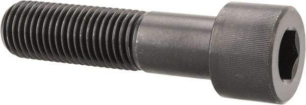 Value Collection - 1-3/8 - 6 UNC Hex Socket Drive, Socket Cap Screw - Alloy Steel, Black Oxide Finish, Partially Threaded, 5-1/2" Length Under Head - Industrial Tool & Supply