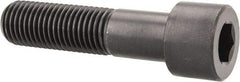 Value Collection - 1-3/8 - 6 UNC Hex Socket Drive, Socket Cap Screw - Alloy Steel, Black Oxide Finish, Partially Threaded, 5-1/2" Length Under Head - Industrial Tool & Supply