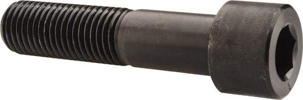 Value Collection - 1-3/8 - 6 UNC Hex Socket Drive, Socket Cap Screw - Alloy Steel, Black Oxide Finish, Partially Threaded, 6" Length Under Head - Industrial Tool & Supply