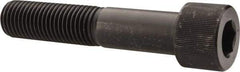 Value Collection - 1-3/8 - 6 UNC Hex Socket Drive, Socket Cap Screw - Alloy Steel, Black Oxide Finish, Partially Threaded, 7" Length Under Head - Industrial Tool & Supply