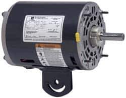 US Motors - 1/2 hp, TEAO Enclosure, Auto Thermal Protection, 1,725 RPM, 115 Volt, 60 Hz, Single Phase Split Phase Motor - Size 48YZ Frame, Yoke Mount, 1 Speed, Sleeve Bearings, 6.60 Full Load Amps, A Class Insulation, Reversible - Industrial Tool & Supply