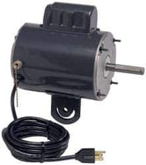 US Motors - 1/2 hp, TEAO Enclosure, Auto Thermal Protection, 825 RPM, 115 Volt, 60 Hz, Single Phase Permanent Split Capacitor (PSC) Motor - Size 48YZ Frame, Yoke Mount, 1 Speed, Ball Bearings, 6.4 Full Load Amps, B Class Insulation, CCW Lead End - Industrial Tool & Supply