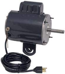 US Motors - 1/5 hp, ODP Enclosure, Auto Thermal Protection, 1,100 RPM, 277 Volt, 60 Hz, Industrial Electric AC/DC Motor - Size 48 Frame, Resilient Base Mount, 3 Speed, Ball Bearings, 1.0 Full Load Amps, B Class Insulation, CCW Lead End - Industrial Tool & Supply