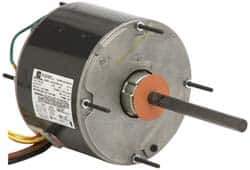 US Motors - 1/6 hp, TEAO Enclosure, Auto Thermal Protection, 1,075 RPM, 208-230 Volt, 60 Hz, Single Phase Permanent Split Capacitor (PSC) Motor - Size 48Y Frame, Stud Mount, 1 Speed, Sleeve Bearings, 1 Full Load Amps, B Class Insulation, Reversible - Industrial Tool & Supply