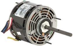 US Motors - 1/3 hp, OPAO Enclosure, Auto Thermal Protection, 1,625 RPM, 115 Volt, 60 Hz, Single Phase Permanent Split Capacitor (PSC) Motor - Size 48YZ Frame, Ring/Stud Mount, 3 Speed, Sleeve Bearings, 3.7 Full Load Amps, A Class Insulation, Reversible - Industrial Tool & Supply