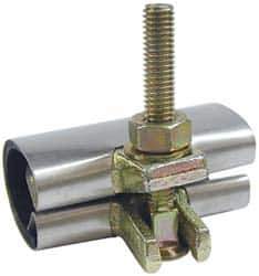 B&K Mueller - 1-1/4" Pipe Single Bolt 3" Repair Clamp - For Providing Strong Positive Seal In Repairing Leaking Pipes - Industrial Tool & Supply