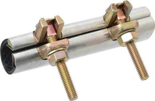 B&K Mueller - 1" Pipe Two Bolt 6" Repair Clamp - For Providing Strong Positive Seal In Repairing Leaking Pipes - Industrial Tool & Supply