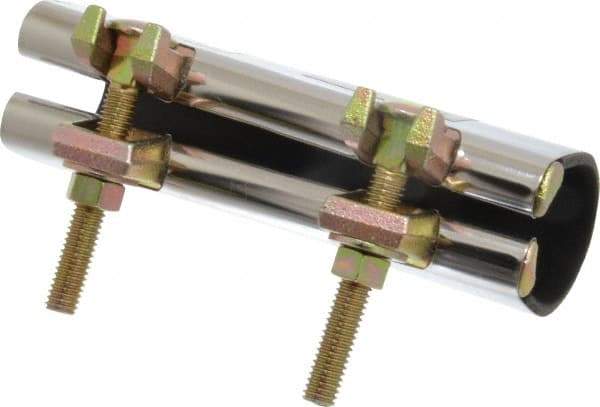 B&K Mueller - 1-1/2" Pipe Two Bolt 6" Repair Clamp - For Providing Strong Positive Seal In Repairing Leaking Pipes - Industrial Tool & Supply