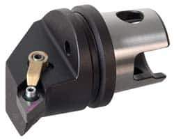 Kennametal - Left Hand Cut, Size KM32, DN.. Insert Compatiblity, External Modular Turning & Profiling Cutting Unit Head - 22mm Ctr to Cutting Edge, 35mm Head Length, Through Coolant, Series Kenloc - Industrial Tool & Supply