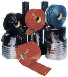 Aleco - Clear Smooth Low Temperature Dock Curtain Strips - 4" Wide x 150' Long x 0.06" Thick, Vinyl - Industrial Tool & Supply
