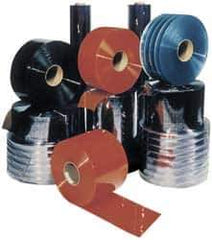 Aleco - Clear Ribbed Standard Dock Curtain Strips - 12" Wide x 75' Long x 0.216" Thick, Vinyl - Industrial Tool & Supply