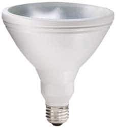 Philips - 25 Watt High Intensity Discharge Flood/Spot Medium Screw Lamp - 3,000°K Color Temp, 1,220 Lumens, 120 Volts, PAR38, 10,500 hr Avg Life - Industrial Tool & Supply