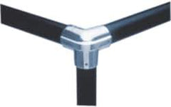Hollaender - 3/4" Pipe, Side Outlet Elbow, Aluminum Alloy Elbow Pipe Rail Fitting - Bright Finish - Industrial Tool & Supply