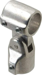 Hollaender - 1" Pipe, Adjustable Elbow Assembly, Aluminum Alloy Elbow Pipe Rail Fitting - Bright Finish - Industrial Tool & Supply