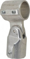 Hollaender - 1-1/4" Pipe, Adjustable Elbow Assembly, Aluminum Alloy Elbow Pipe Rail Fitting - Bright Finish - Industrial Tool & Supply